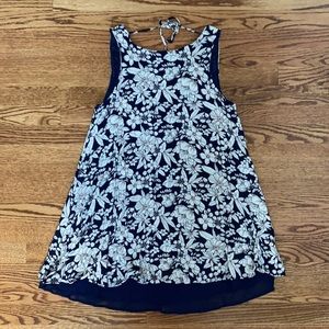 Forever 21 Tie-Back Floral Dress